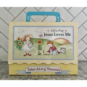 LeapFrog Jesus Loves Me Lift-a-Flap Take-Along Treasury 4 Christian Board Books